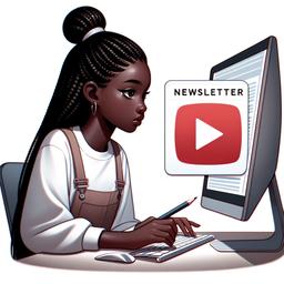 Logo for Newsletter Coach for Video Influencers on GptList.io