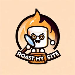 Logo for Roast My Site on GptList.io
